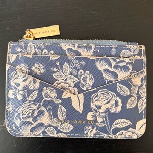 Rifle Paper Co. Blue Floral Women's Slim Card-holder/Wallet